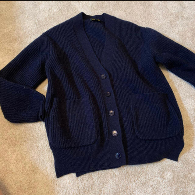 美品ドゥロワー Drawer 19AW 9Gウールカシミヤアゼ編みカーディガン 美品ドゥロワー Drawer 19AW 9Gウールカシミヤアゼ編みカーディガン