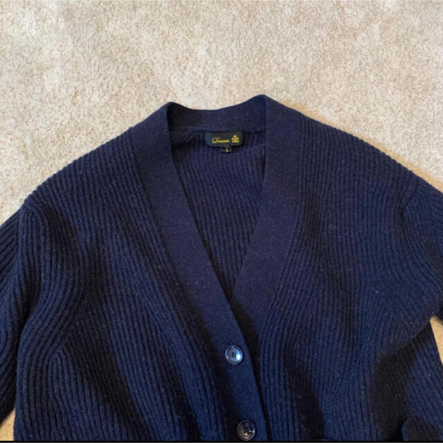 美品ドゥロワー Drawer 19AW 9Gウールカシミヤアゼ編みカーディガン 美品ドゥロワー Drawer 19AW 9Gウールカシミヤアゼ編みカーディガン