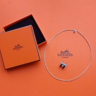 エルメス(Hermes)の最終価格／ポップＨ 人気色 黒 UNISEX チョーカー(ネックレス)