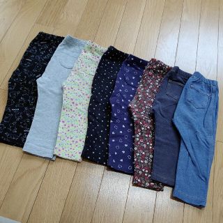 ユニクロ(UNIQLO)のUNIQLO　レギンスパンツ　80cm　８枚セット(パンツ)