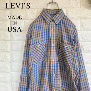 リーバイス(Levi's)の70年代 LEVI’S リーバイス vintage 長袖 シャツ ビッグE(シャツ)