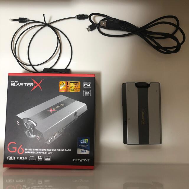 CREATIVE RECREATION(クリエイティブリクリエーション)の【中古】sound blasterx g6 スマホ/家電/カメラのオーディオ機器(アンプ)の商品写真