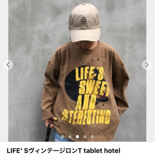 tablet hotel ヴィンテージロンT(Tシャツ(長袖/七分))