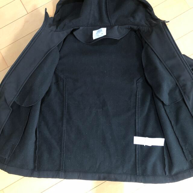 ZARA KIDS(ザラキッズ)のZARA キッズ 140 ジャンパー 上着 黒 パーカー キッズ/ベビー/マタニティのキッズ服男の子用(90cm~)(ジャケット/上着)の商品写真