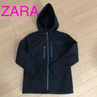 ザラキッズ(ZARA KIDS)のZARA キッズ 140 ジャンパー 上着 黒 パーカー(ジャケット/上着)