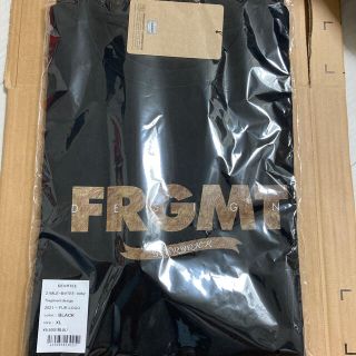 メディコムトイ(MEDICOM TOY)のサイズXL Bearbrick fragment 2021 FUR LOGO 黒(Tシャツ/カットソー(半袖/袖なし))