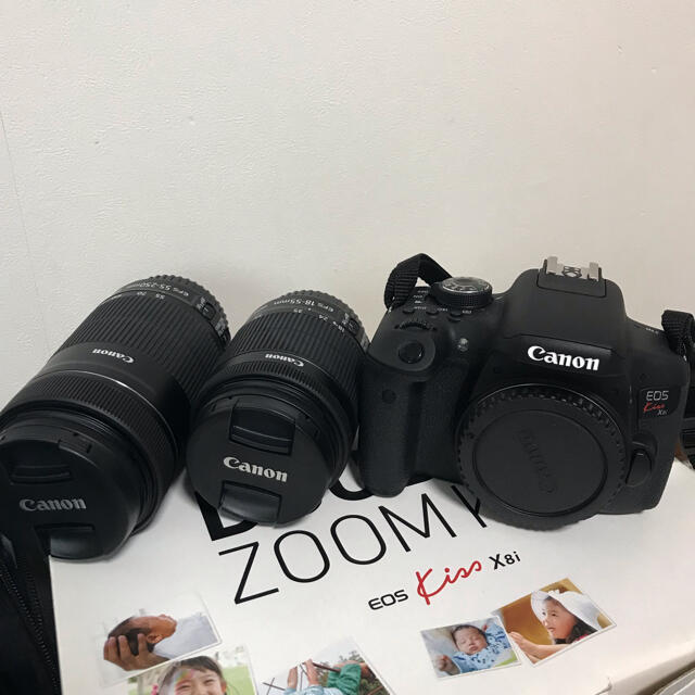 Canon Canon EOS KISS X8i EOS KISS X8I(W)の通販 by S hop｜キヤノンならラクマ - 特価最安値
