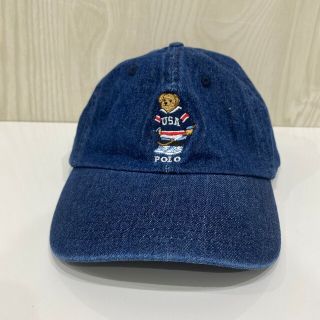 ポロラルフローレン(POLO RALPH LAUREN)の★未使用品★POLO ラルフローレン ロゴキャップ ポロベア デニム(キャップ)