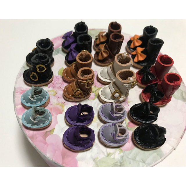 ハンドメイドミニチュアレザー ドールブーツ&シューズご予約品 | www