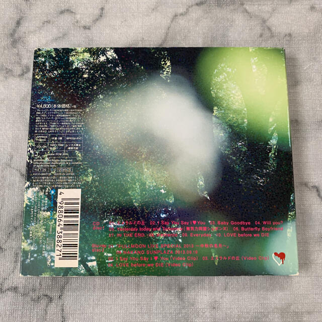 LOVE before we DIE（Blu-ray Disc付）moumoon エンタメ/ホビーのCD(ポップス/ロック(邦楽))の商品写真