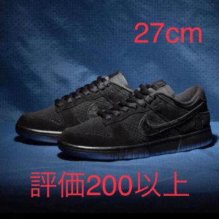 ナイキ(NIKE)の【最安値】NIKE DUNK LOW UNDEFEATED BLACK 27.0(スニーカー)