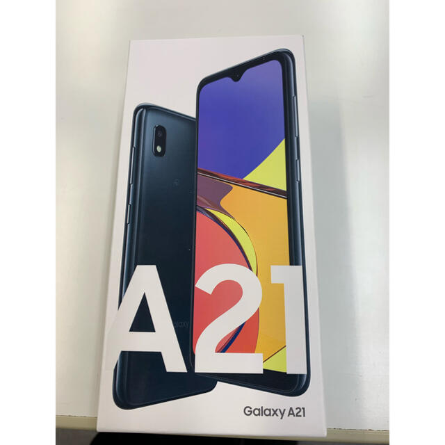 AndroidGalaxy A21 UQ SIMフリー　黒　ブラック