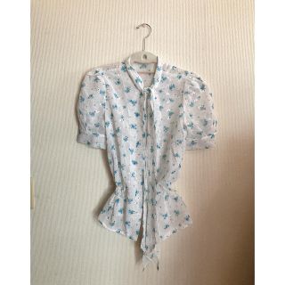 サンタモニカ(Santa Monica)のvintage  blouse(シャツ/ブラウス(半袖/袖なし))