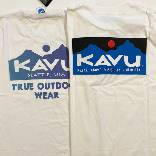 KAVU(カブー)のKAVU 日本未発売Tシャツ　2枚組　メンズSサイズ メンズのトップス(Tシャツ/カットソー(半袖/袖なし))の商品写真