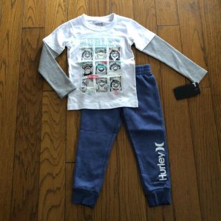 ハーレー(Hurley)のHurley新品ボーイズ用ロンT&裏起毛スウェット　セットアップ　100(Tシャツ/カットソー)