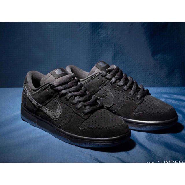 UNDEFEATED×NIKE DUNK LOW SP "BLACK" 26.5スニーカー