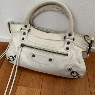 バレンシアガバッグ(BALENCIAGA BAG)の買い物大好きさん専用バレンシアガ BALENCIAGA ファースト 白 ホワイト(ハンドバッグ)