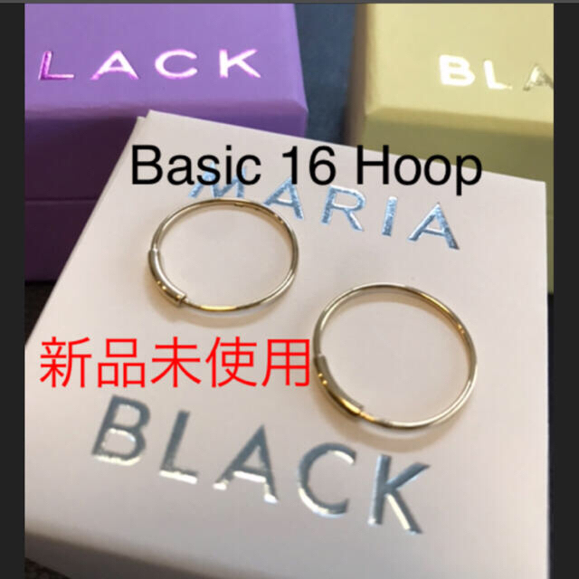 マリアブラック  Basic 16 Hoop ゴールド　MARIABLACK  レディースのアクセサリー(ピアス)の商品写真