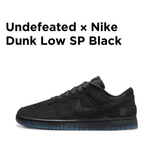 UNDEFEATED × NIKE DUNK LOW SP "BLACK"