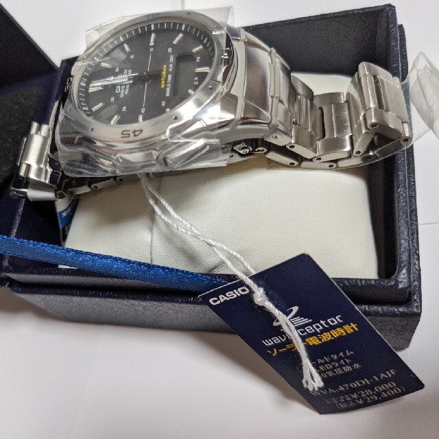 ORIENT(オリエント)の早いものがち★オリエント腕時計SAA02002D3&CASIOソーラー電波時計 メンズの時計(腕時計(デジタル))の商品写真