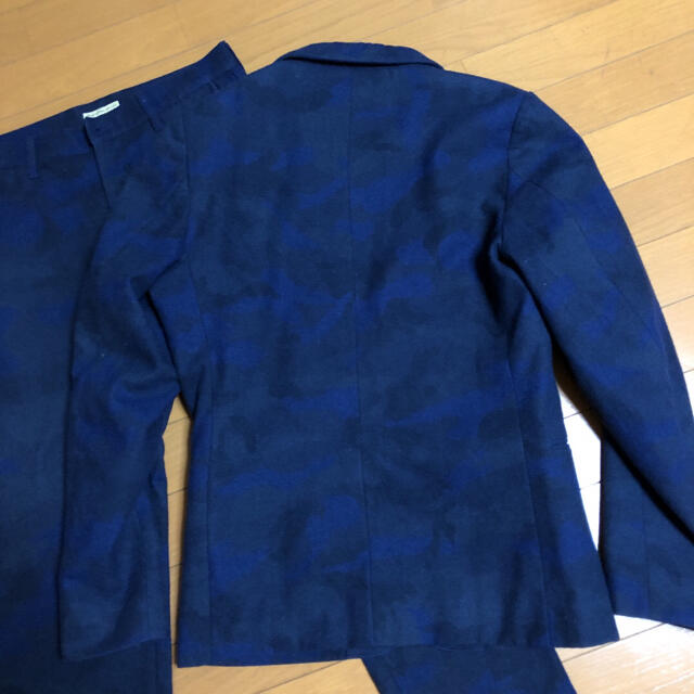 カモフラ　スーツ　Mサイズ　ブルー系　セットアップ　ジャーナルスタンダード