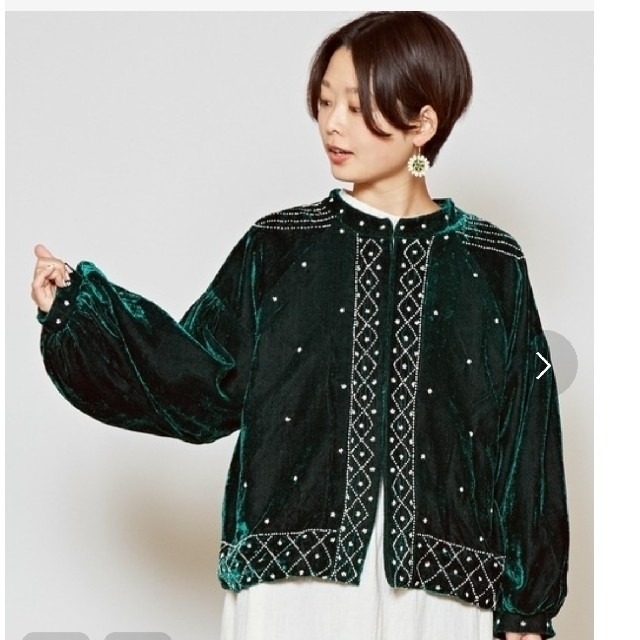 完売品 チャイハネ ビーズ ベロア ジャケット チチカカ ZARA ビームス