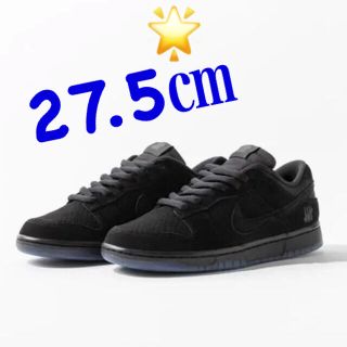 ナイキ(NIKE)のNIKE DUNK LOW SP UNDEFEATED BLACK 27.5(スニーカー)