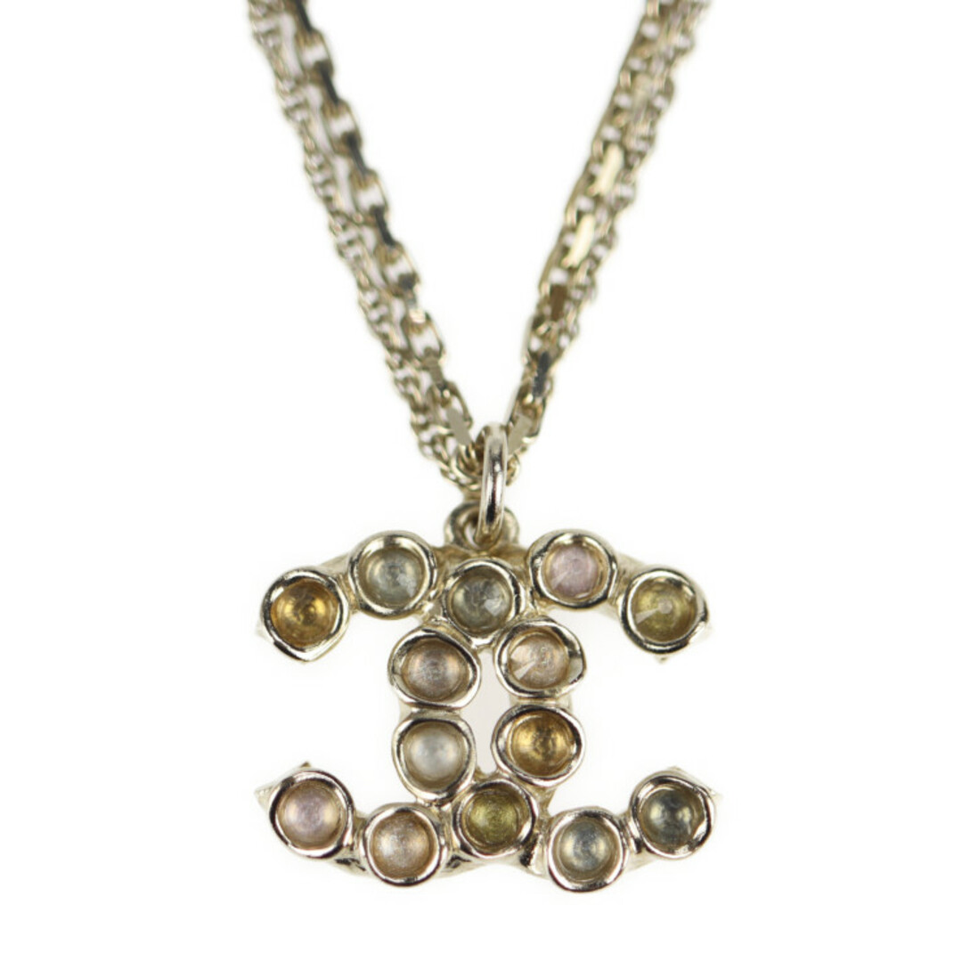 10%OFF】 CHANEL - CHANEL シャネル 18C ラインストーン ダブル