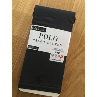 ポロラルフローレン(POLO RALPH LAUREN)のポロ ラルフローレン  レギンス LーLL ダークグレー チャコール 新品　匿名(タイツ/ストッキング)