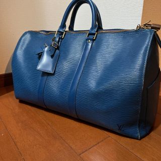 ヴィトン(LOUIS VUITTON) エピ ボストンバッグ(レディース)（ブルー