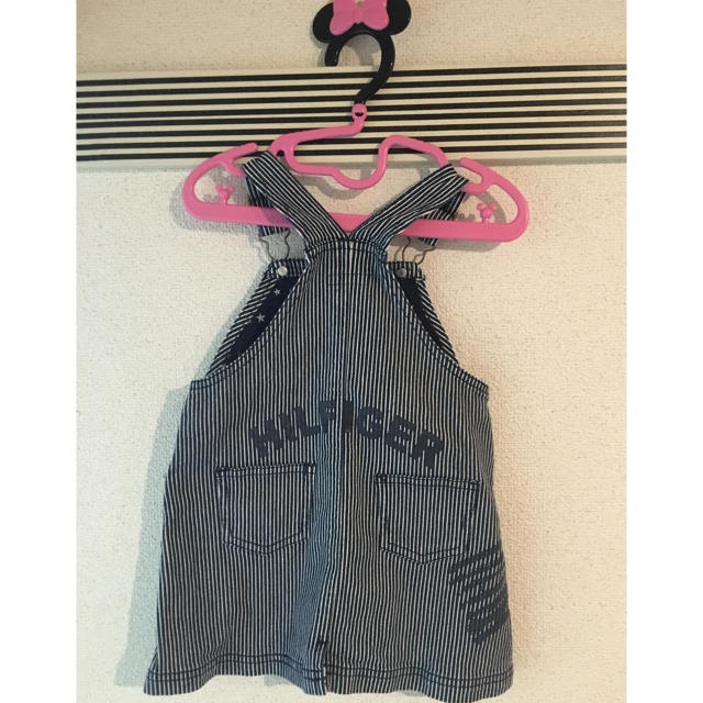 TOMMY HILFIGER(トミーヒルフィガー)の☆TOMMY ヒッコリースカート☆ キッズ/ベビー/マタニティのキッズ服女の子用(90cm~)(スカート)の商品写真