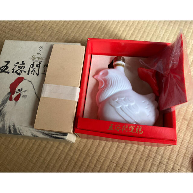 スーパーニッカ 陶器干支ボトル 五徳開運鶏 古酒未開封