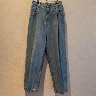 ステュディオス(STUDIOUS)のNEON SIGN wide denim slacks ワイドデニムスラックス(デニム/ジーンズ)