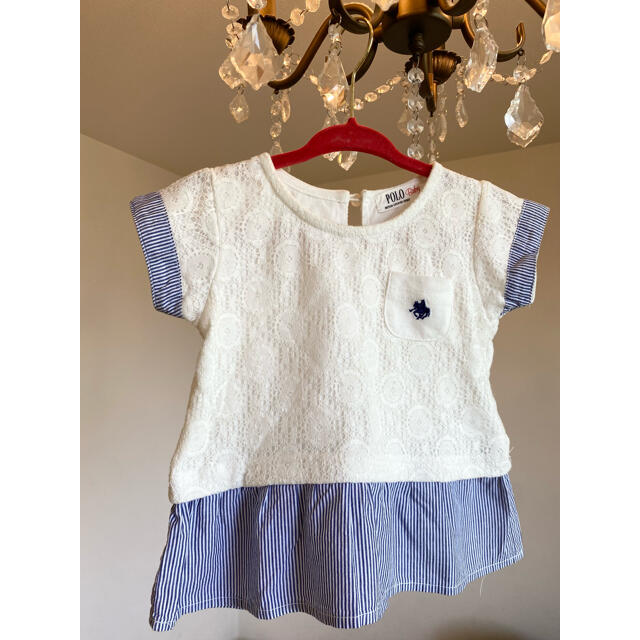 POLO RALPH LAUREN(ポロラルフローレン)のPOLO baby レースTシャツ キッズ/ベビー/マタニティのベビー服(~85cm)(Ｔシャツ)の商品写真