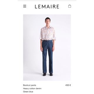 ルメール(LEMAIRE)のLEMAIRE Bootcut pants(デニム/ジーンズ)