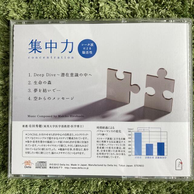 集中力～シータ波による脳活性 エンタメ/ホビーのCD(ヒーリング/ニューエイジ)の商品写真