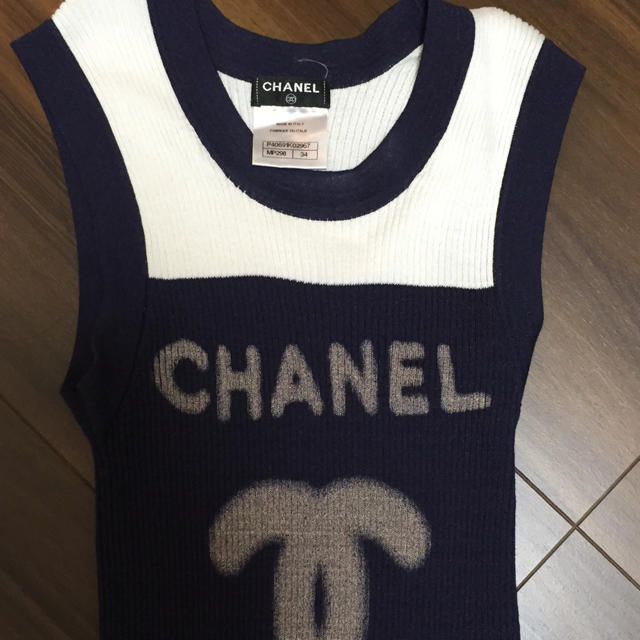 CHANEL(シャネル)のCHANEL☆タンクトップ レディースのトップス(タンクトップ)の商品写真