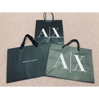 アルマーニエクスチェンジ(ARMANI EXCHANGE)のARMANI Exchange  ショップ袋　3枚セット(ショップ袋)