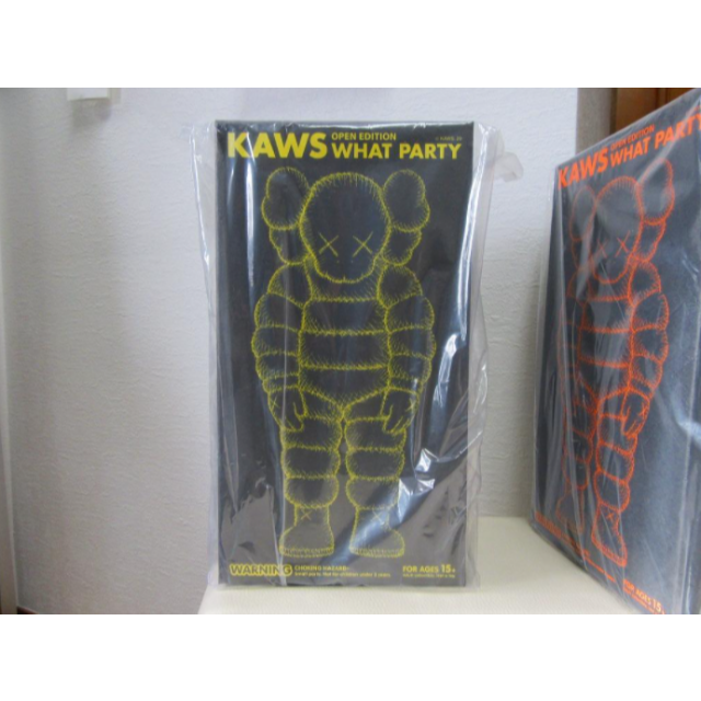 KAWS WHAT PARTY YELLOWカウズ メディコムトイその他