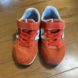 ニューバランス(New Balance)のニューバランス　17センチ　オレンジスニーカー(スニーカー)