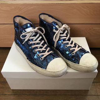 マルタンマルジェラ(Maison Martin Margiela)のmaison margiela  マルジェラ　スパンコール　スニーカー(スニーカー)