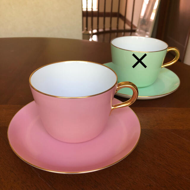 未使用、大倉陶園、色蒔きピンク、カップ&ソーサ1客です。 - 食器 未使用、大倉陶園、色蒔きピンク、カップ&ソーサ1客です。 - 食器