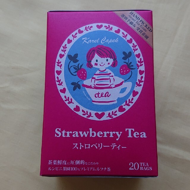 紅茶『カレルチャペック＊ストロベリーティー』 食品/飲料/酒の飲料(茶)の商品写真