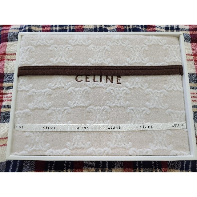 celine(セリーヌ)のセリーヌ　ひざ掛け　ハーフケット インテリア/住まい/日用品の寝具(毛布)の商品写真