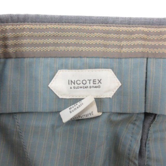 INCOTEX(インコテックス)のインコテックス INCOTEX パンツ スラックス 46 グレー 210827E メンズのパンツ(スラックス)の商品写真