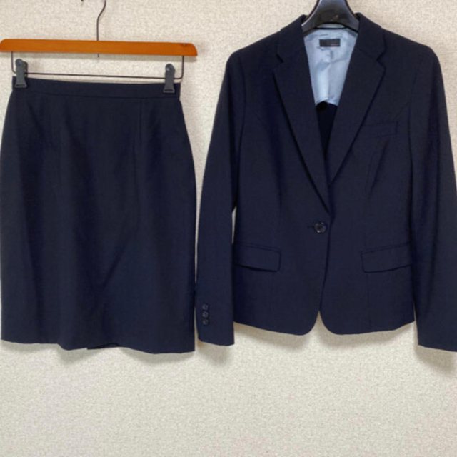 グリーンレーベル スカートスーツ 38 W68 濃紺 ネイビー DMW | www