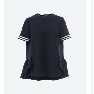 ボーダーズアットバルコニー別注BACK RUFFLED TOP37400円(シャツ/ブラウス(半袖/袖なし))