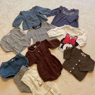 ベビーギャップ(babyGAP)の値下げ☆女の子　60〜70 10着セット(シャツ/カットソー)