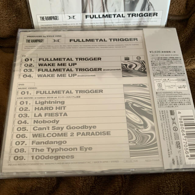 THE RAMPAGE(ザランページ)のFULLMETAL TRIGGER（DVD付） エンタメ/ホビーのCD(ポップス/ロック(邦楽))の商品写真