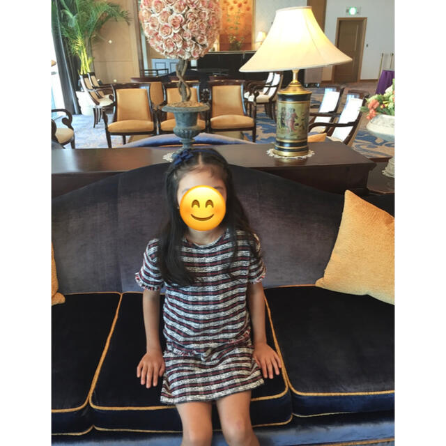 ZARA KIDS(ザラキッズ)のニットワンピース　8歳 キッズ/ベビー/マタニティのキッズ服女の子用(90cm~)(ワンピース)の商品写真